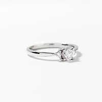 Lab Grown Diamond Promise Ring 10K White Gold (0.36 ct tw)