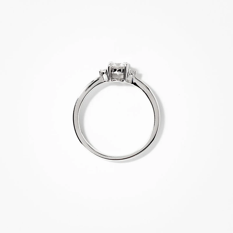 Lab Grown Diamond Promise Ring 10K White Gold (0.36 ct tw)