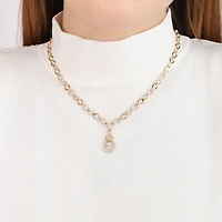 Diamond Drop Necklace in 10K Yellow Gold (2.39 ct tw)