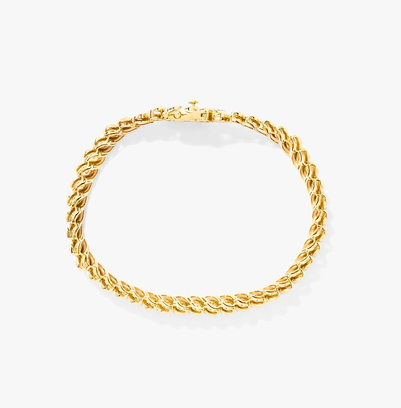 Diamond Bracelet in 10K Yellow Gold (2.00 ct tw)