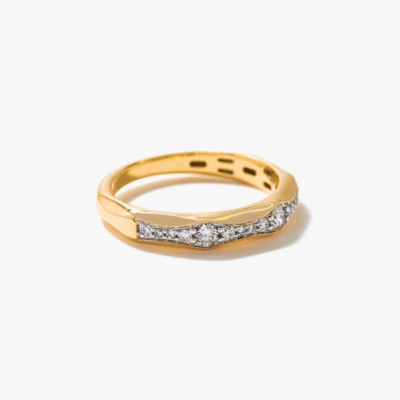 Diamond Anniversary Band 10K Yellow Gold (0.30 ct tw)