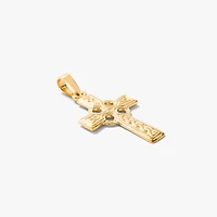 Celtic Cross Pendant in 10K Yellow Gold