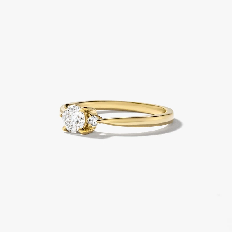 Lab Grown Diamond Promise Ring 10K Yellow Gold (0.36 ct tw)