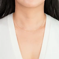 10K Italian Yellow Gold 1.15mm Diamond Cut Rolo Chain in 16"