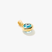 Evil Eye Charm in 10K Yellow Gold