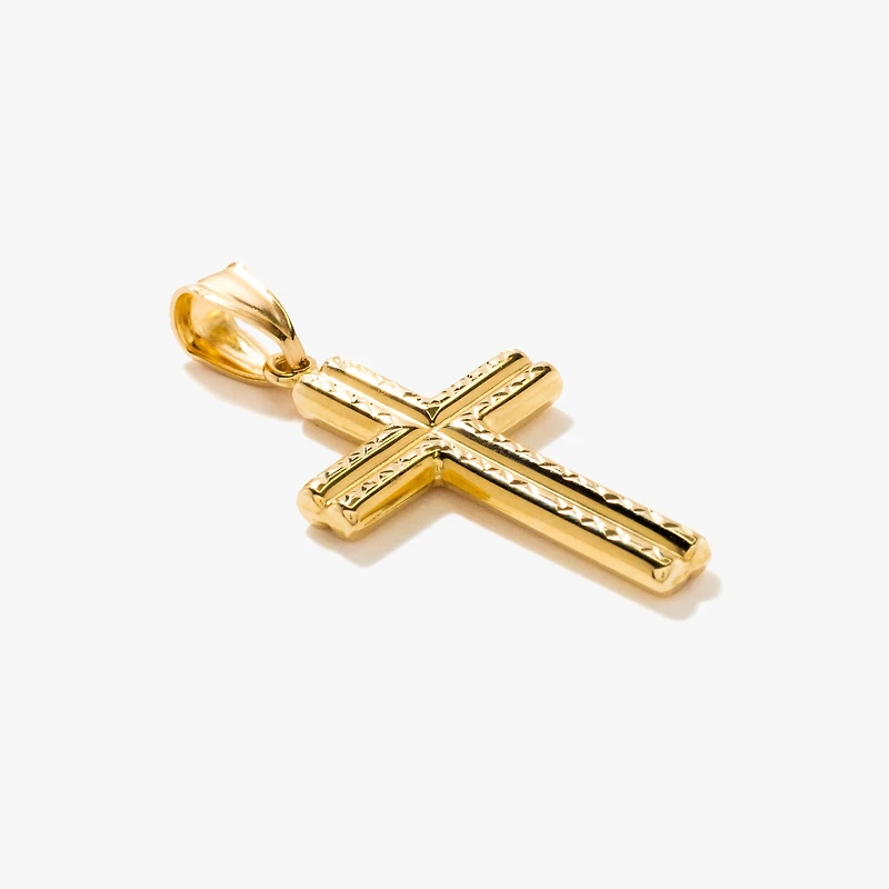 Cross Pendant in 14K Yellow Gold