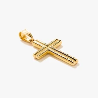 Cross Pendant in 14K Yellow Gold