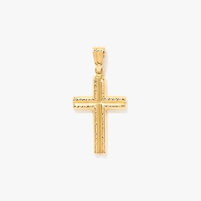 Cross Pendant in 14K Yellow Gold