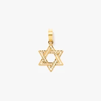 Star of David Pendant in 14K Yellow Gold