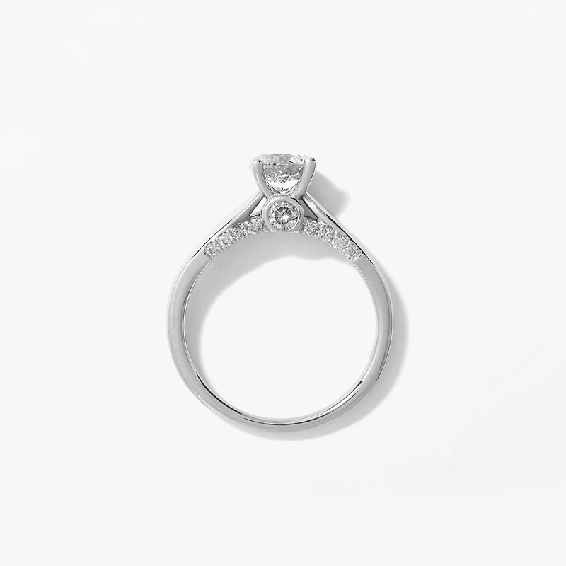 Diamond Engagement Ring 14K White Gold (1.00 ct tw)