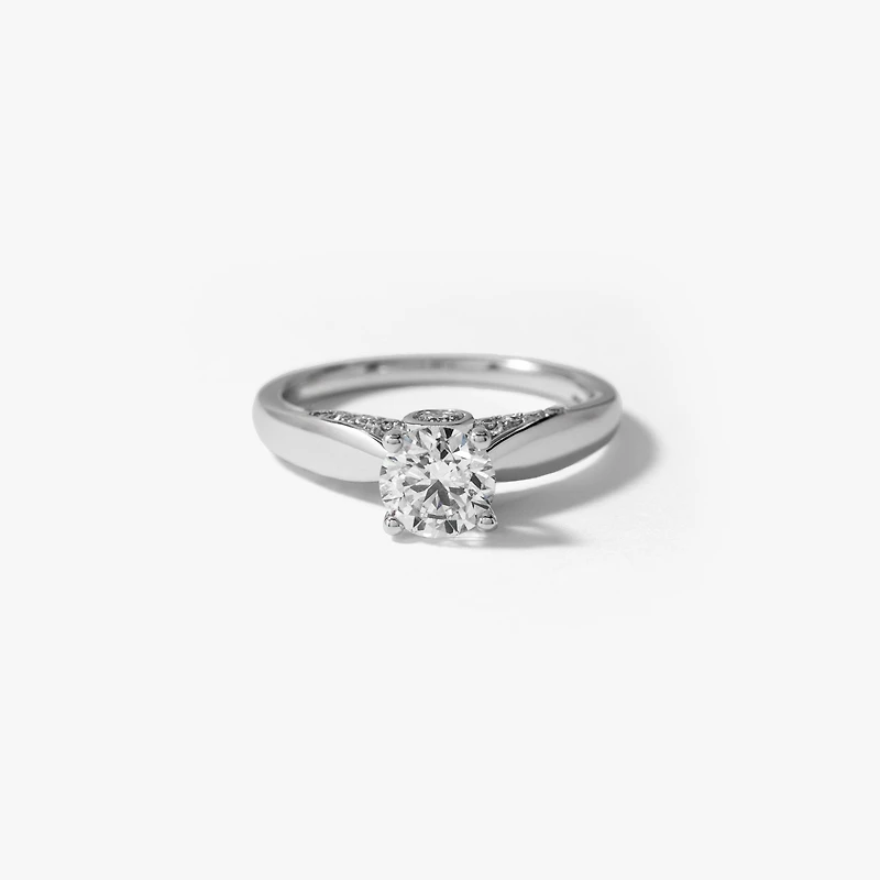 Diamond Engagement Ring 14K White Gold (1.00 ct tw)