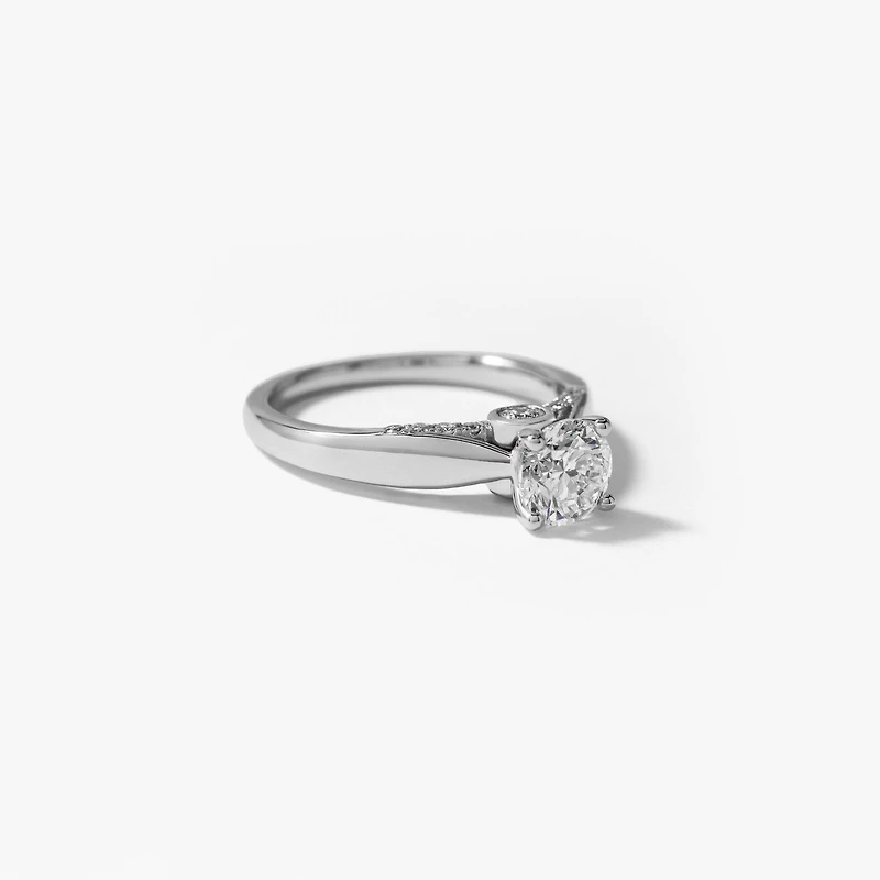 Diamond Engagement Ring 14K White Gold (1.00 ct tw)