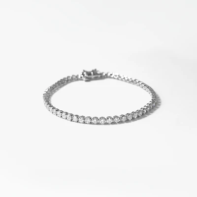 Lab Grown Diamond Bracelet in 14K White Gold (5.00 ct tw)