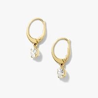 Lab Grown Diamond Earrings in 14K Yellow Gold (1.00 ct tw)