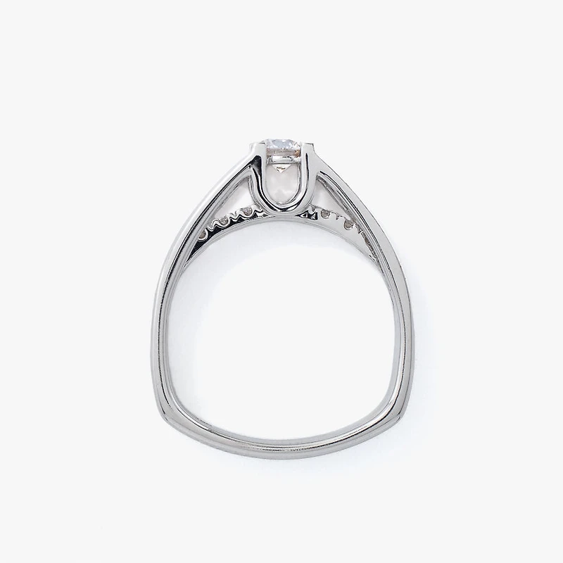 - Catherine 10K White Gold Diamond Engagement Ring (0.50 ct tw)