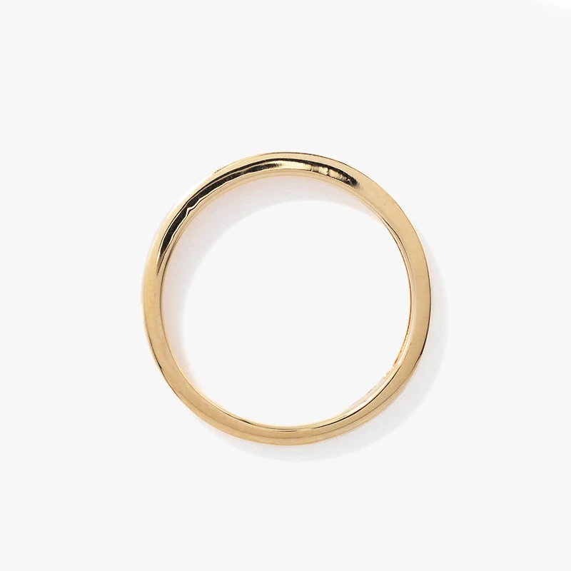 Channel Set Diamond Anniversary Ring 14K Yellow Gold (0.25 ct tw)