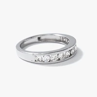 Channel Set Diamond Band 14K White Gold (0.70 ct tw)