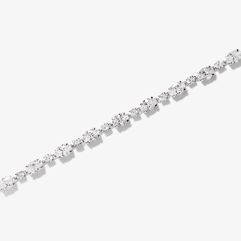 Lab Grown Diamond Bracelet in 14K White Gold (5.00 ct tw)