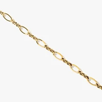 Oval Rolo Bracelet in 10K Yellow Gold