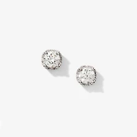 Lab Grown Diamond Stud Earrings in 14K White Gold (1.20 ct tw)