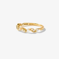 Diamond Wedding Band 10K Yellow Gold (0.25 ct tw)