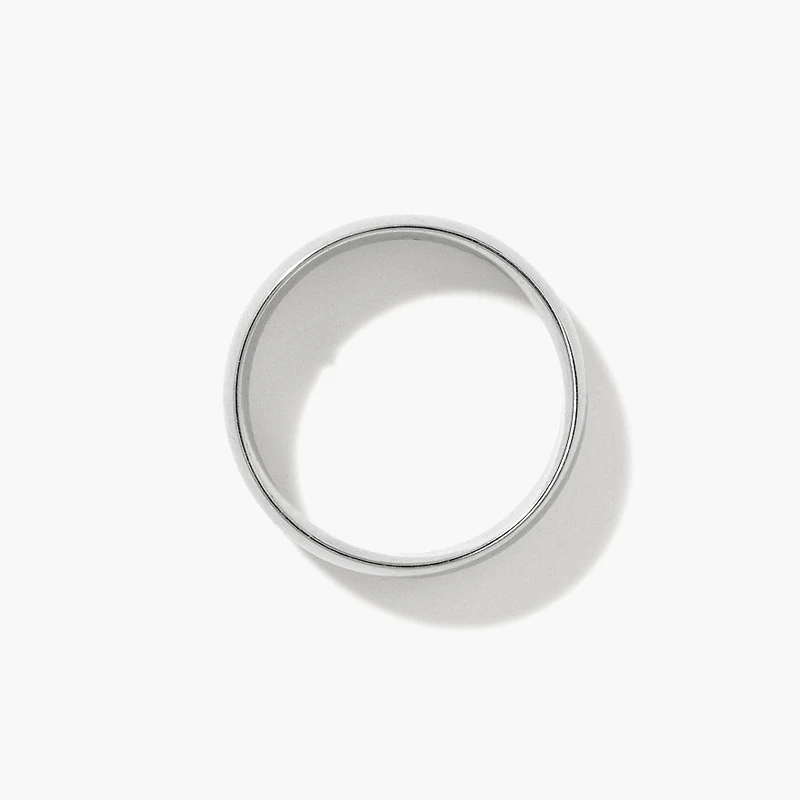 Low Dome Comfort Fit Wedding Band 10K Gold (5MM