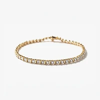 Diamond Bar Tennis Bracelet in 10K Yellow Gold (1.00ct tw)