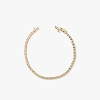 Diamond Bar Tennis Bracelet in 10K Yellow Gold (1.00ct tw)