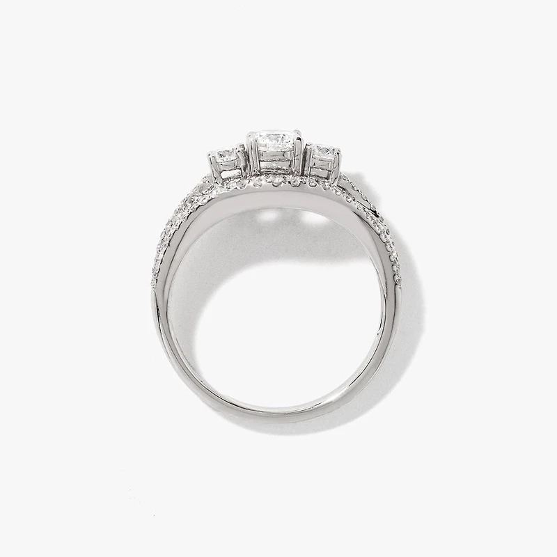14K White Gold Diamond Engagement Ring (1.00 ct tw)