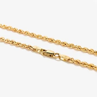 2.5mm Diamond Cut Rope Chain in 10K Yellow Gold (20")