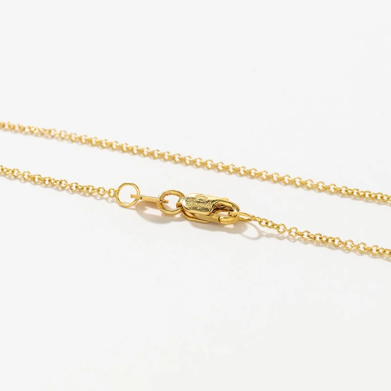 1.2mm Round Cable Chain in 14K Yellow Gold (18")