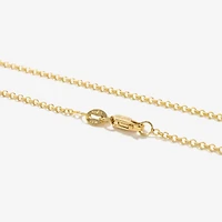 1.5mm Round Cable Chain in 14K Yellow Gold (18")