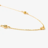 Disc Chain Necklace in 10K Yellow Gold