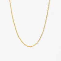 1.2mm Round Cable Chain in 14K Yellow Gold (18")