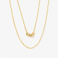 1.2mm Round Cable Chain in 14K Yellow Gold (18")