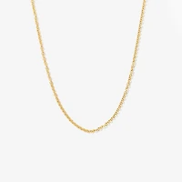 1.2mm Round Cable Chain in 14K Yellow Gold (20")