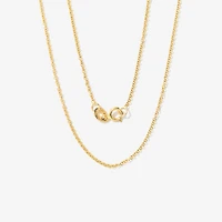 1.2mm Round Cable Chain in 14K Yellow Gold (20")
