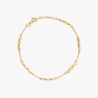 Oval Link Bracelet in 10K Yellow Gold