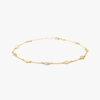 Sea Shell Bracelet in 10K Yellow Gold