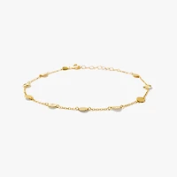 Disc Bracelet in 10K Yellow Gold