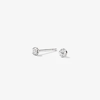Diamond Stud in 10K White Gold (0.10 ct tw)