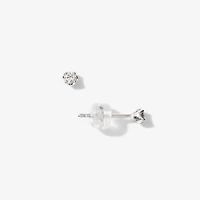 Diamond Stud in 10K White Gold (0.10 ct tw)