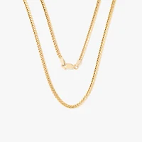 10K Yellow Gold 2.8mm Curb Chain (20")