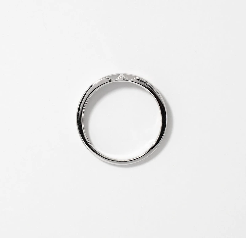 Men's Ring 10K White Gold