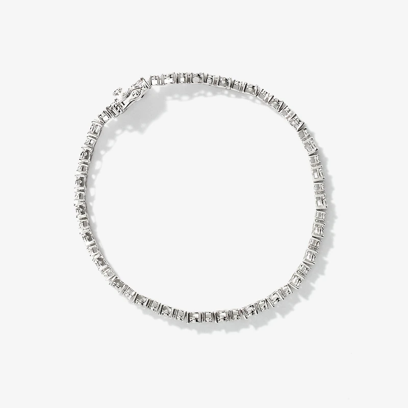 Diamond Bracelet in 10K White Gold (2.00 ct tw)