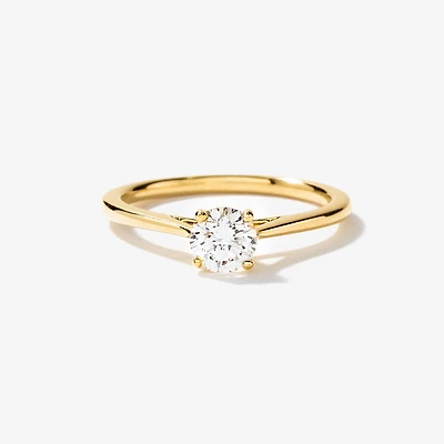 Diamond Engagement Ring 10K Yellow Gold (0.51 ct tw)