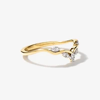 Diamond Cluster Ring 10K Yellow Gold (0.07 ct tw)