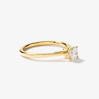 Diamond Engagement Ring 10K Yellow Gold (0.51 ct tw)