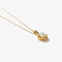 Lab Grown Diamond Necklace in 10K Yellow Gold (1.00 ct tw)