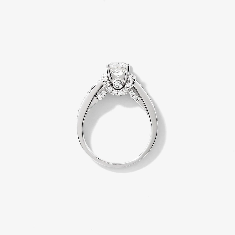 Diamond Engagement Ring 14K White Gold (1.32 ct tw)